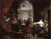 Diego Velazquez The Spinners or The Fable of Arachne oil on canvas